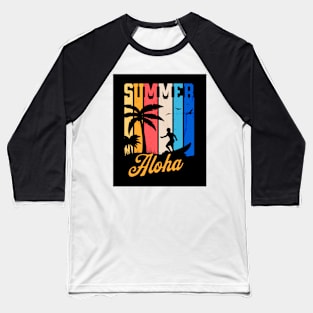 aloha summer time Baseball T-Shirt